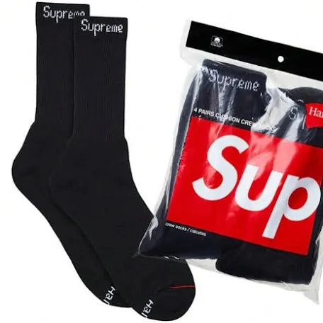 Supreme Socks (Black)