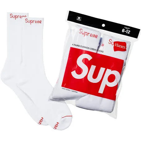Supreme Socks (White)
