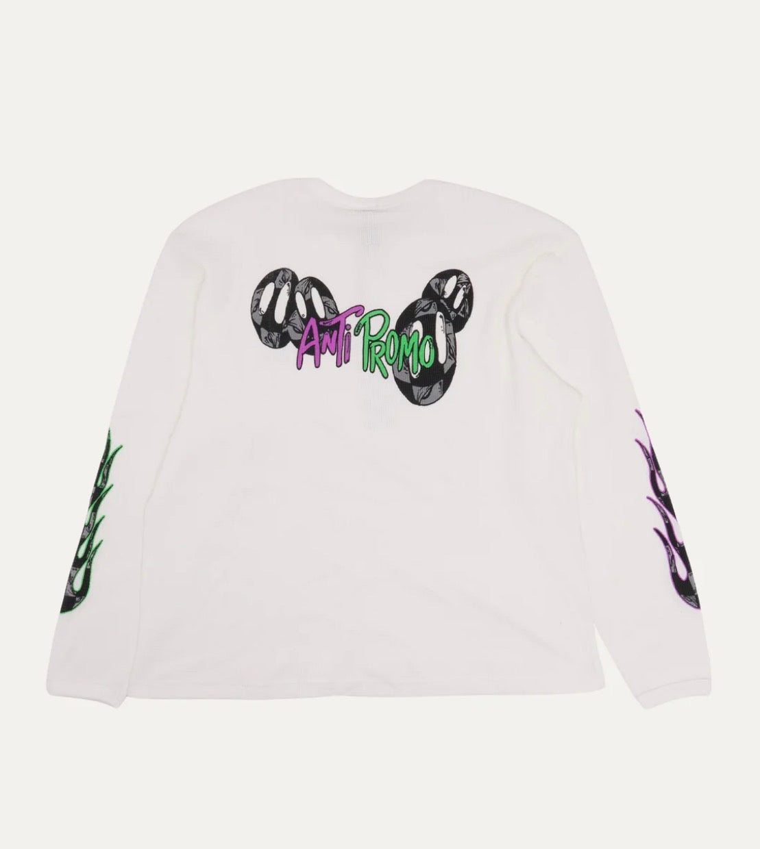 Matty Boy Thermal Longsleeve (White/Purple/Green)