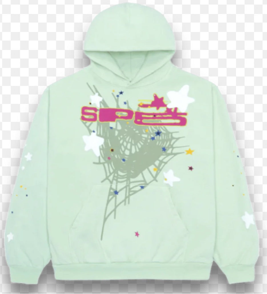 Spider Hoodie (Mint)