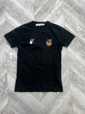 Off-white tee apple logo black