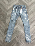 Purple Brand “Bleach Stain” Jeans Blue