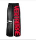 Vertabrae Sweatpants (Black/Red)