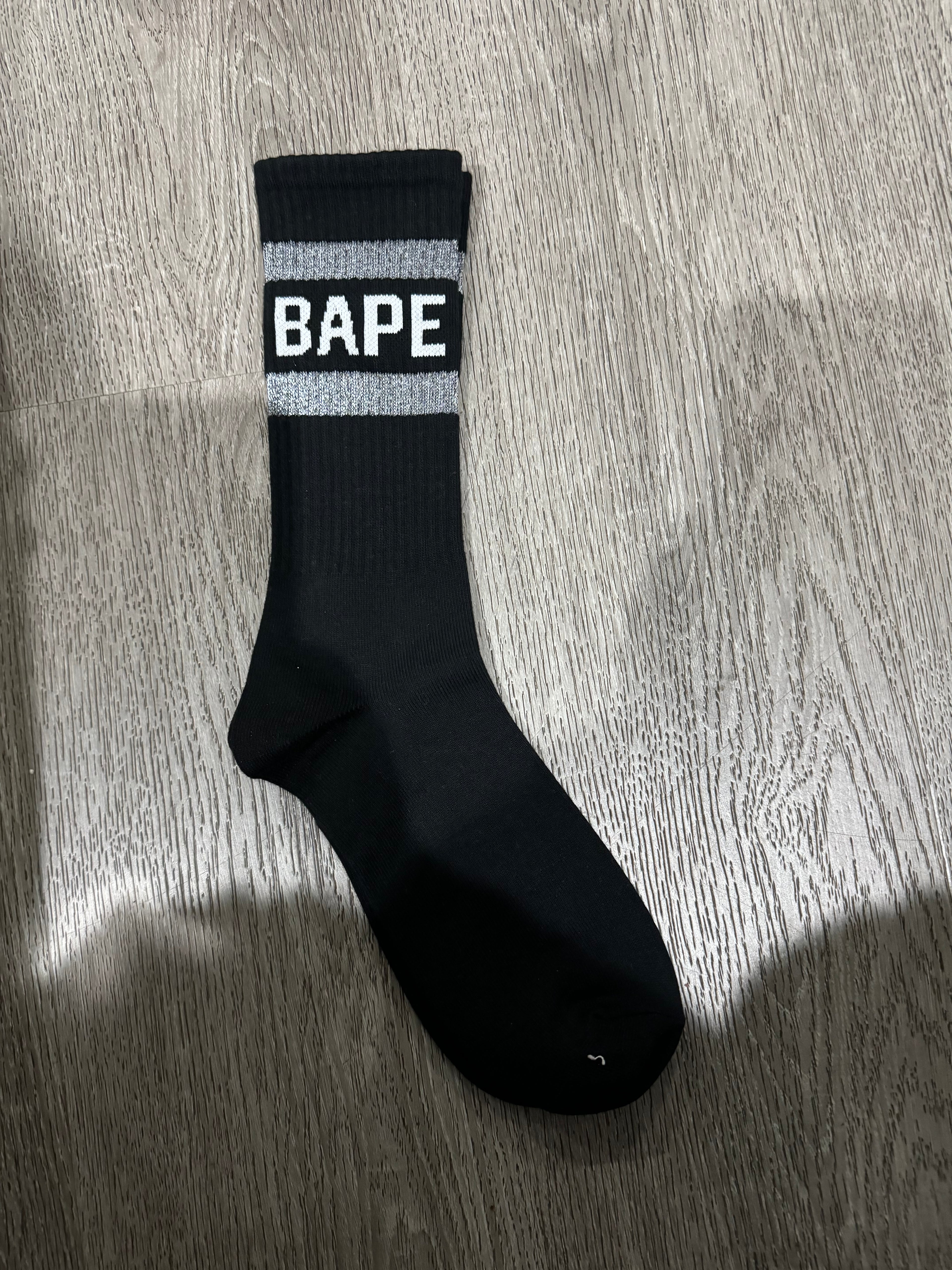 Bape Socks 3M (Black)