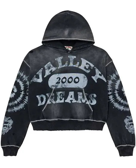 Vale 2000 Spiral Hoodie (Black)