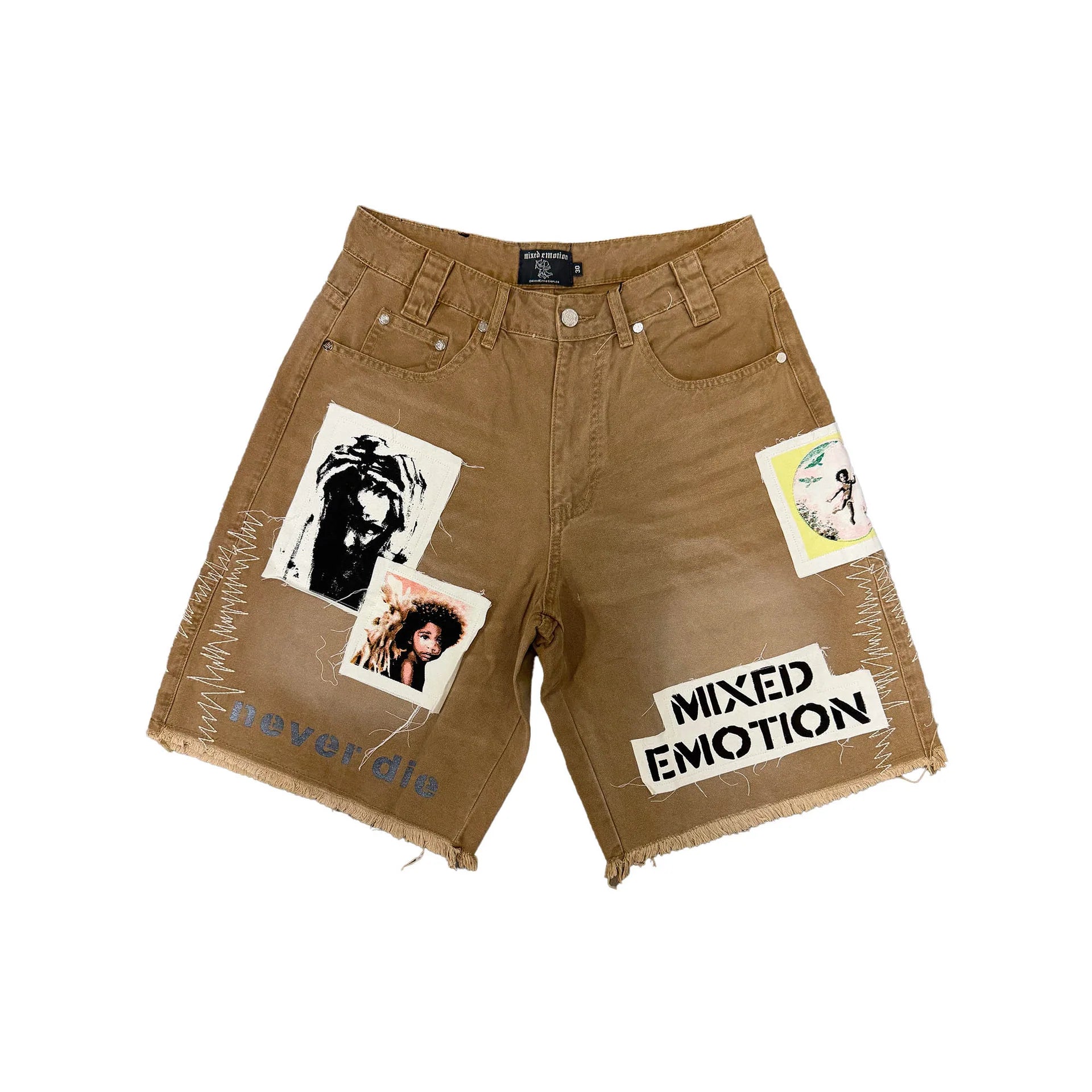 Mixed Emotions “Chaos” Carpenter Shorts (Brown)