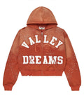 Vale Clasico Zip Up Hoodie Orange