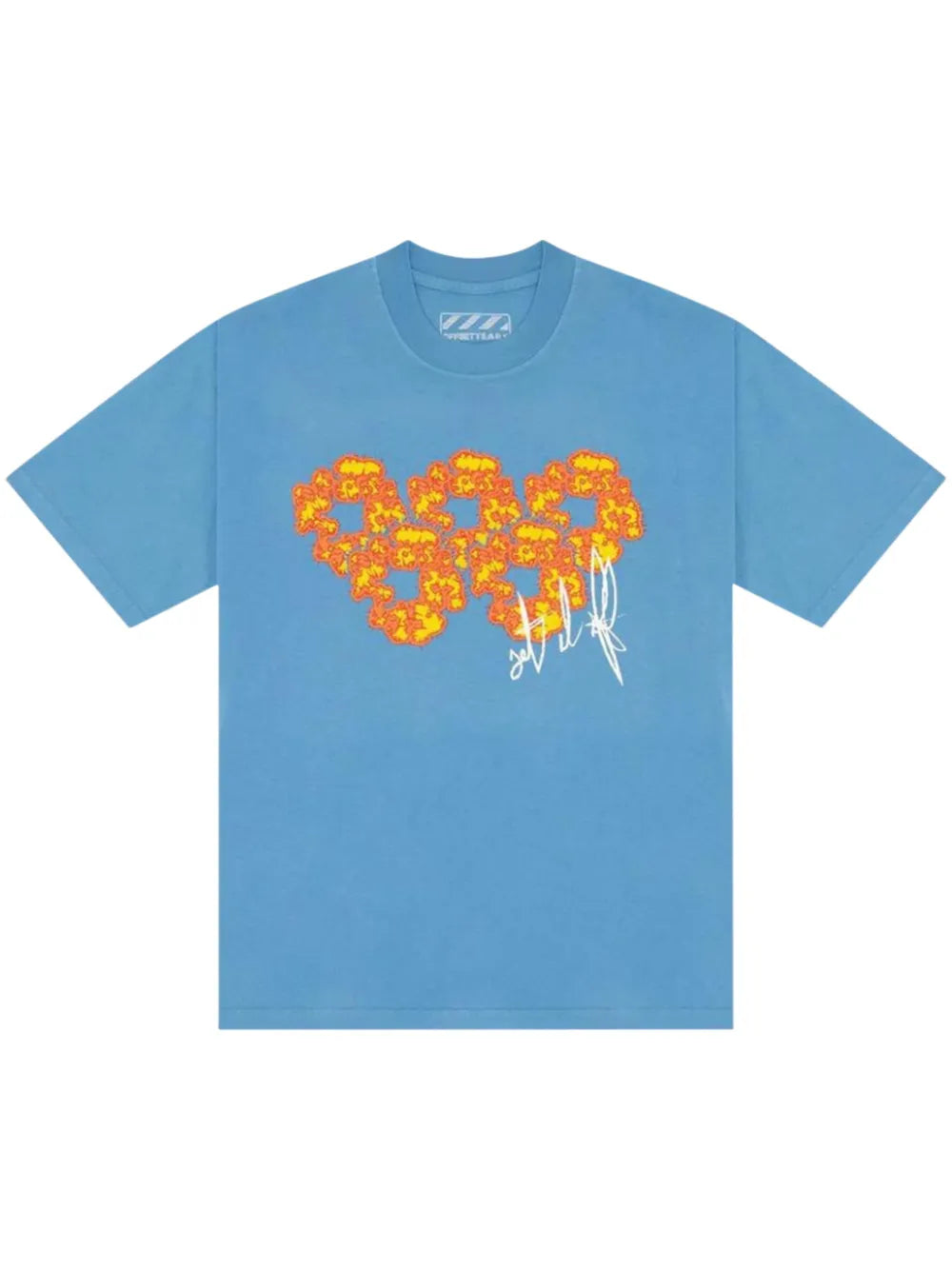Offset x denim tears tee blue