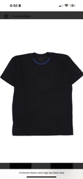 Chrome Hearts Neck Logo tee (Black/Blue)