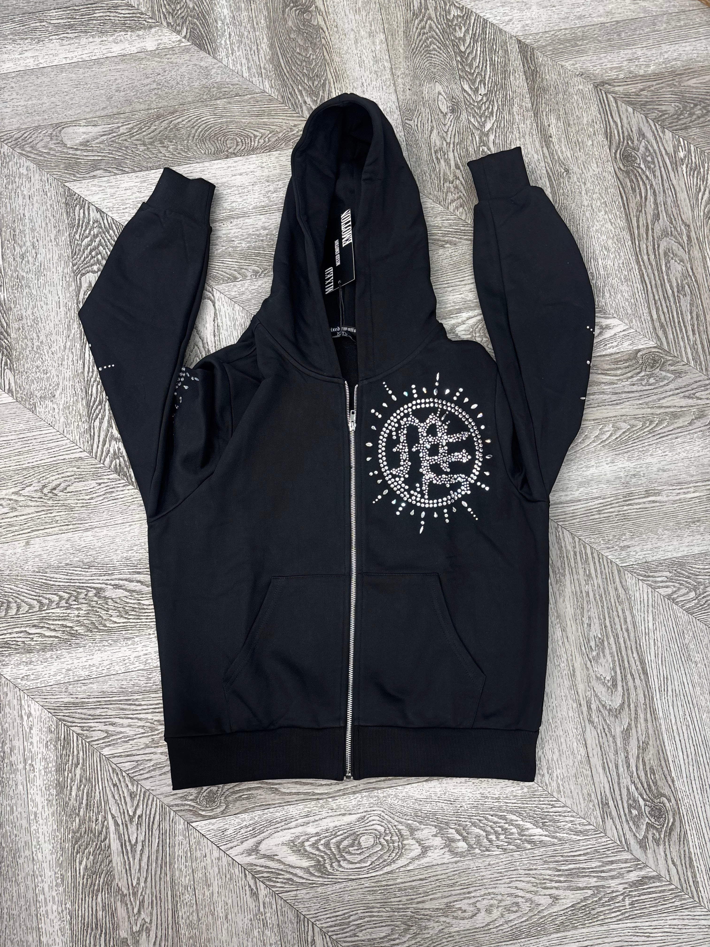Mixed Emotions “Eclipse” Zip Up Hoodie (Black)