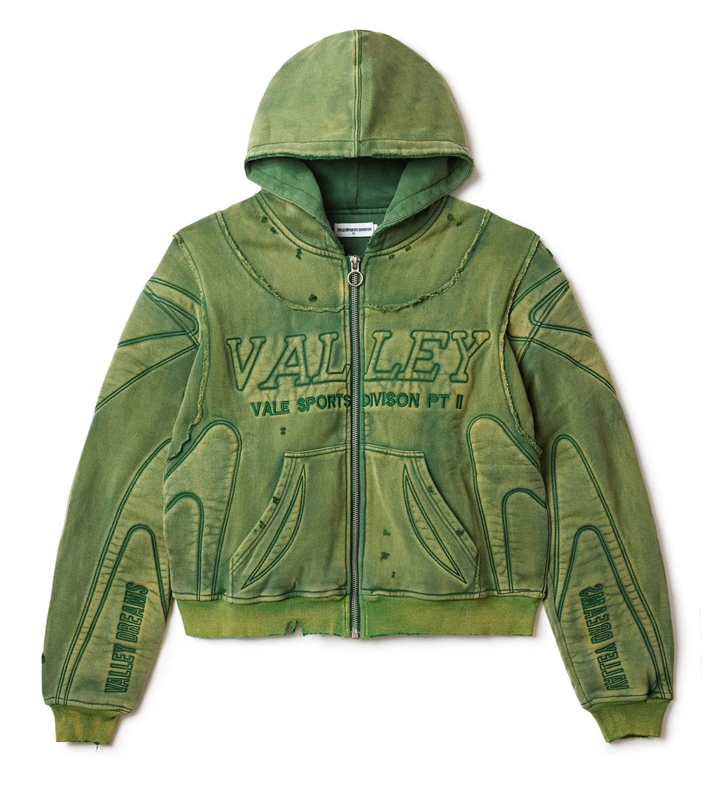 Vale armor zip up green