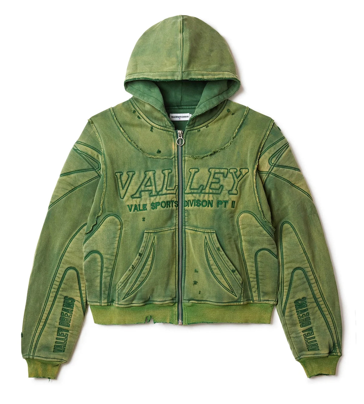 Vale armor zip up green