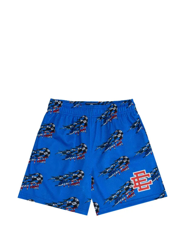 Mattyboy X Eric Emanuel “Stay Fast” Shorts (Blue)
