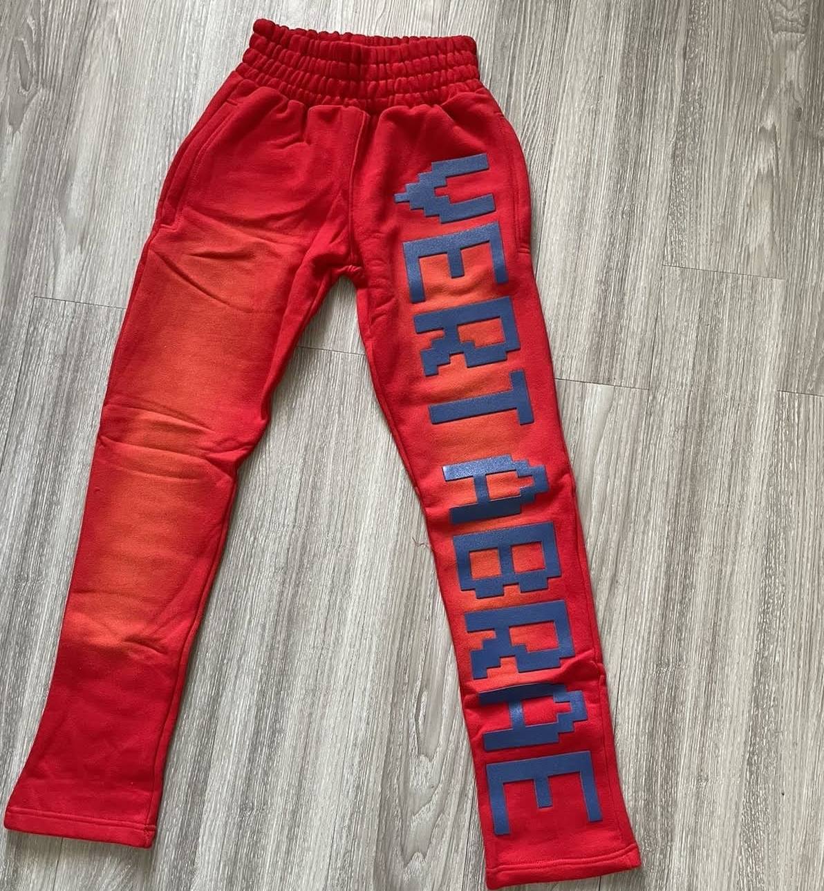 Vertabrae Sweatpants (Red/Blue)