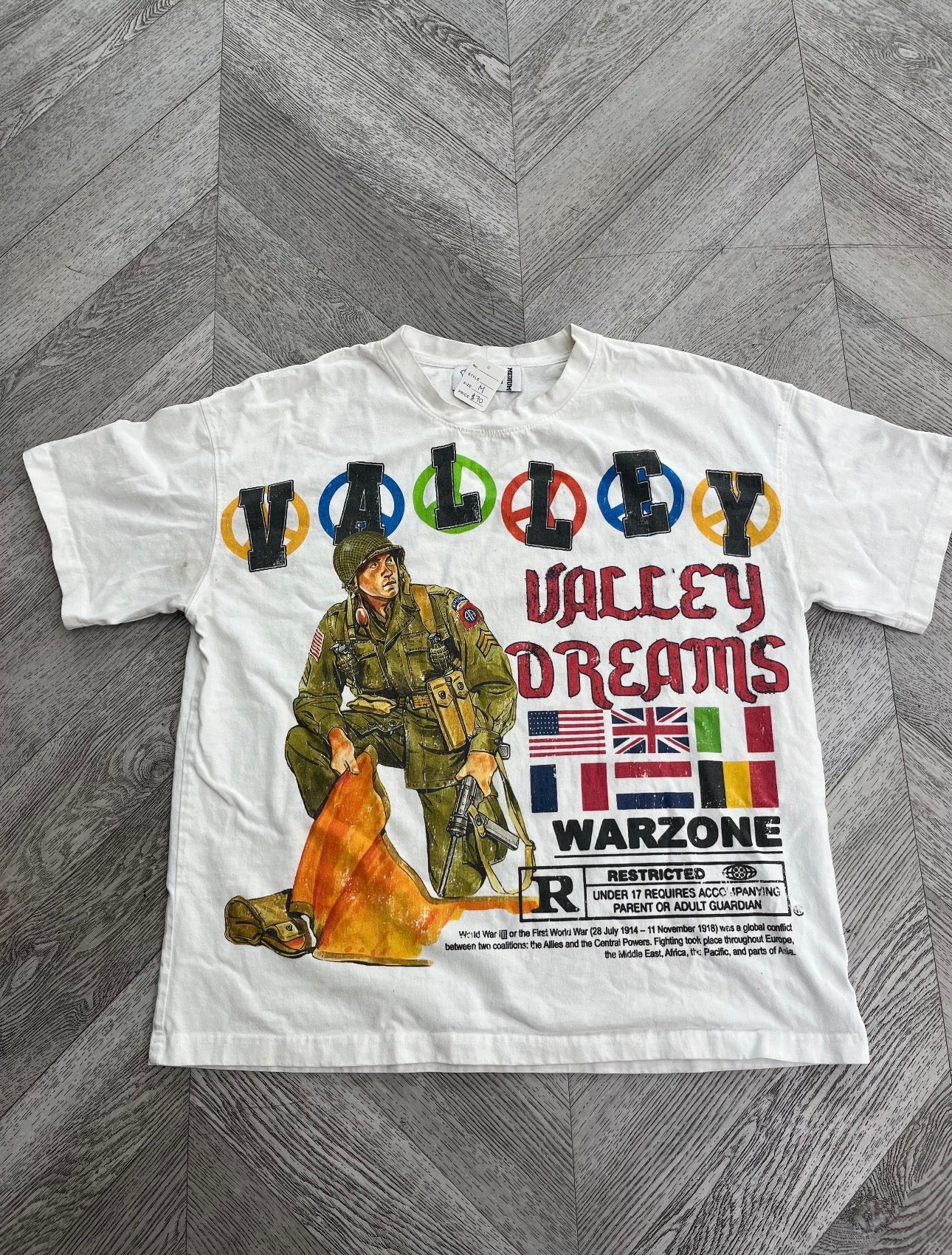Vale “Warzone” Tee (White)