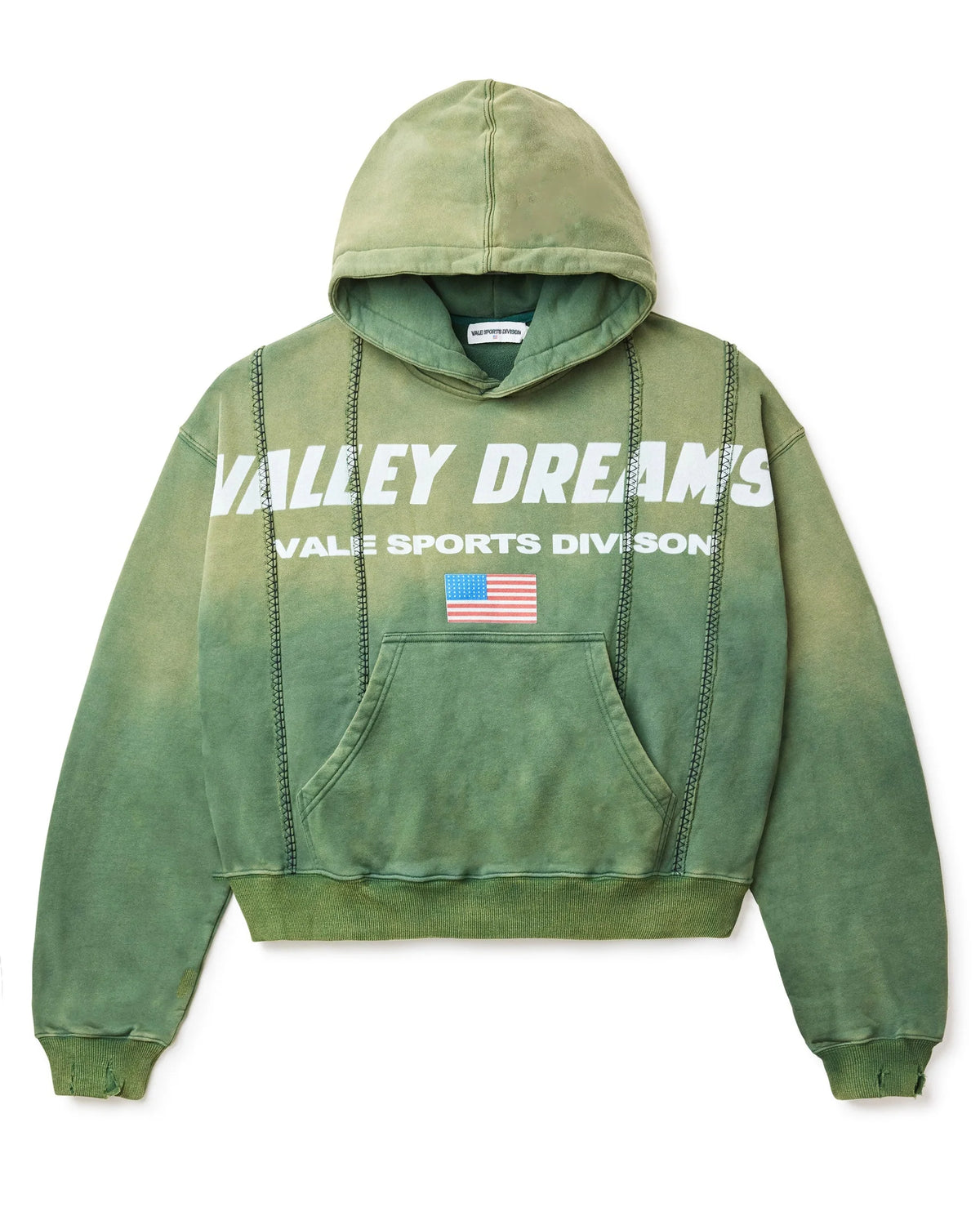 Vale frankenstein hoodie green