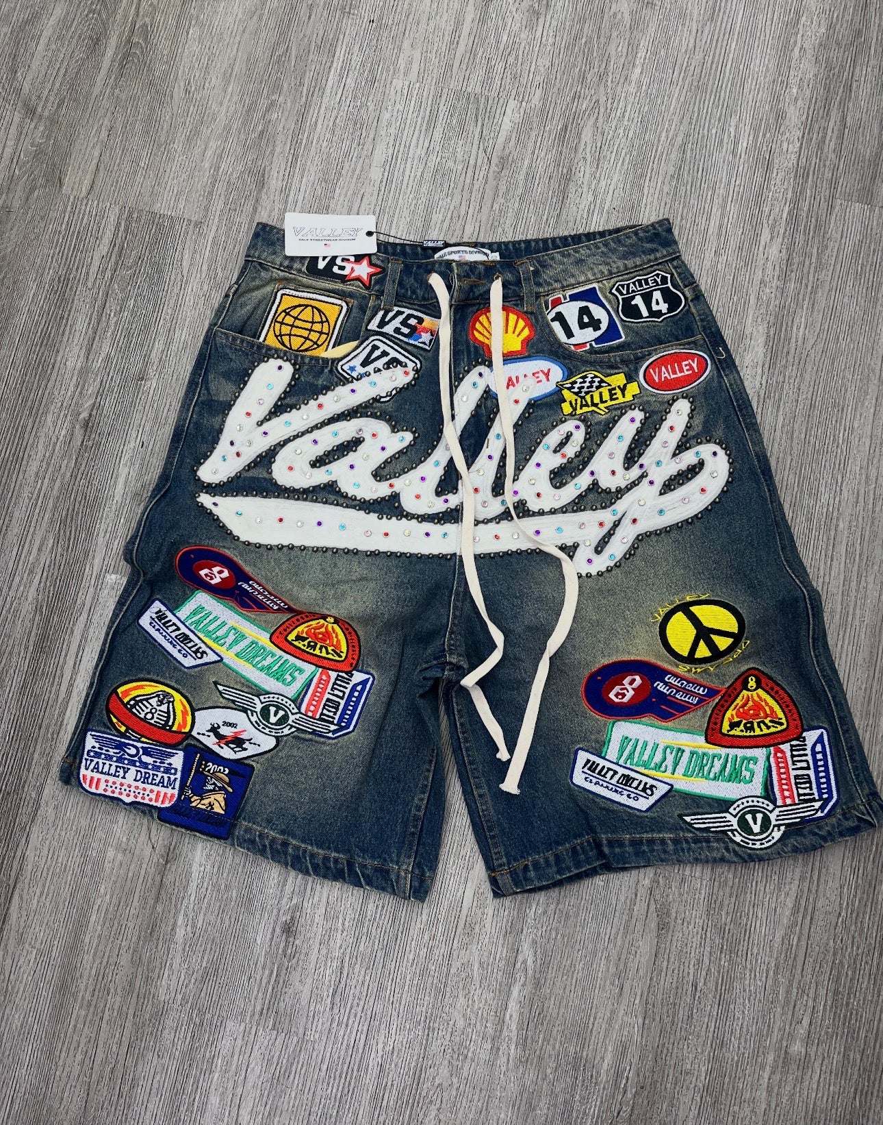 Vale 1980 shorts denim blue
