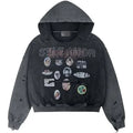 Stile De Amor Hoodie Black