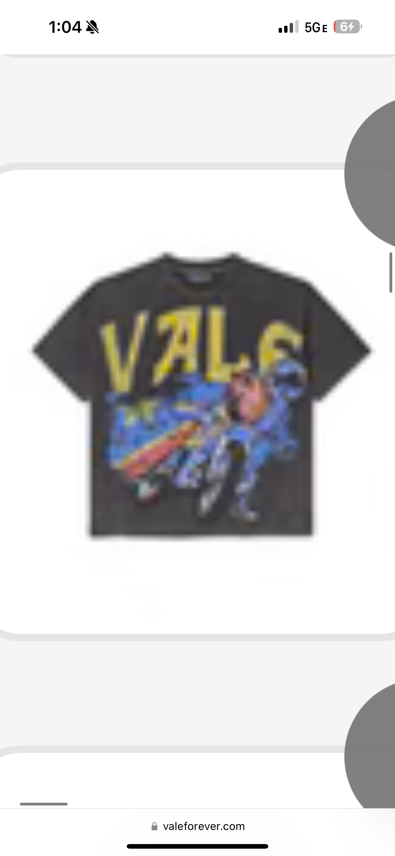 Vale Lives “Camel” Motorcross” Tee (Black)