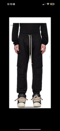 Rick Owens Megacargo Pants (Black)