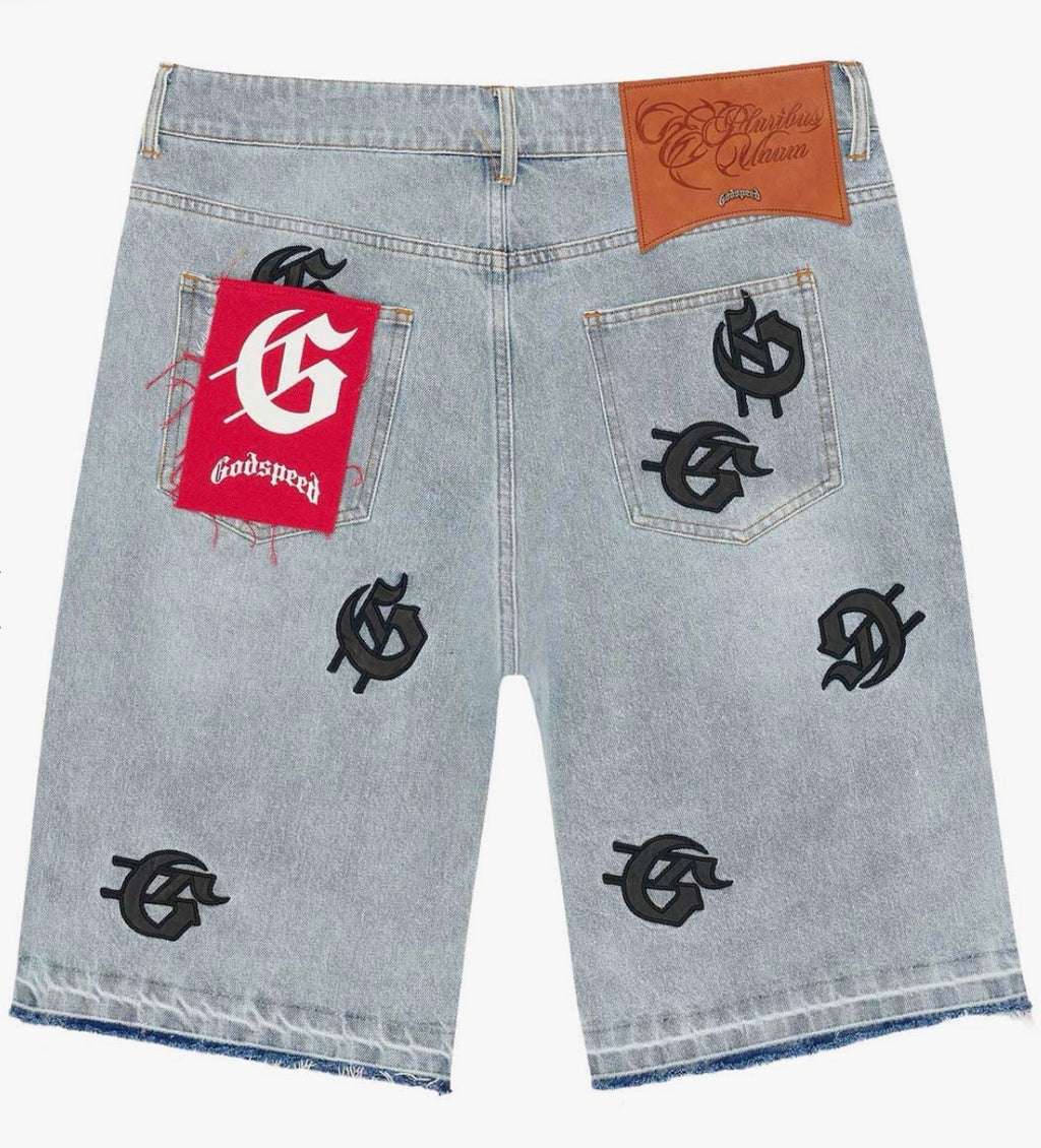 Godspeed “infinity” Denim Shorts (Blue)