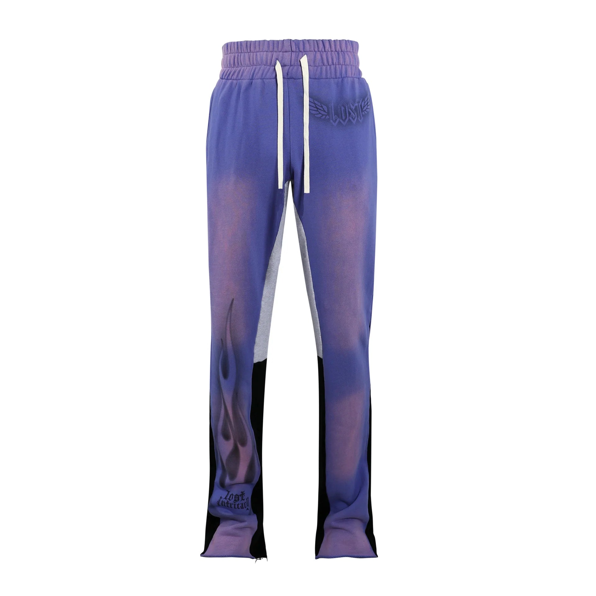 Lost intricacy flare Sweatpants (Purple)