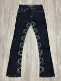 Lost Shdws jeans black/ light blue outline
