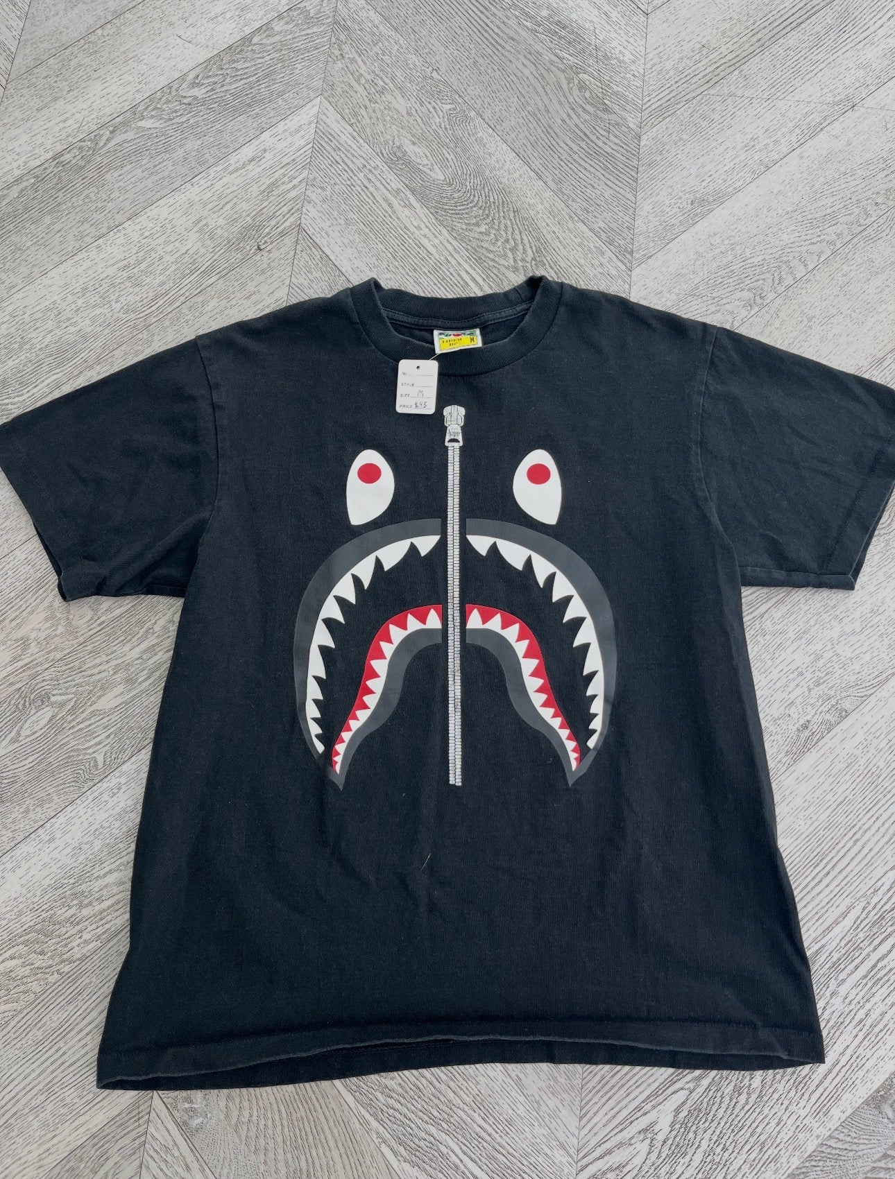 Bape “Shark” Tee Black