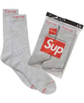 Supreme Socks (Grey)