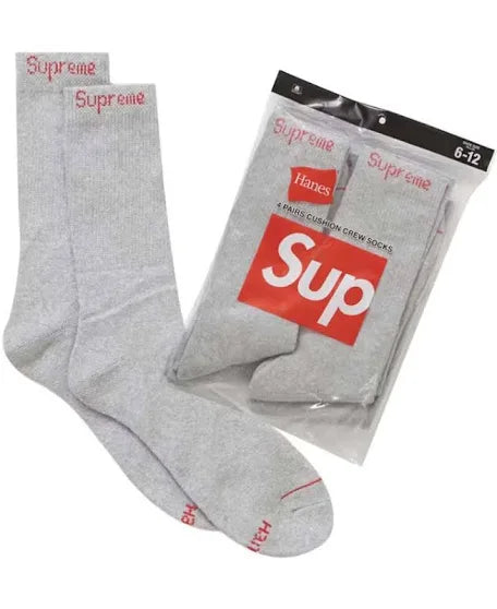 Supreme Socks (Grey)