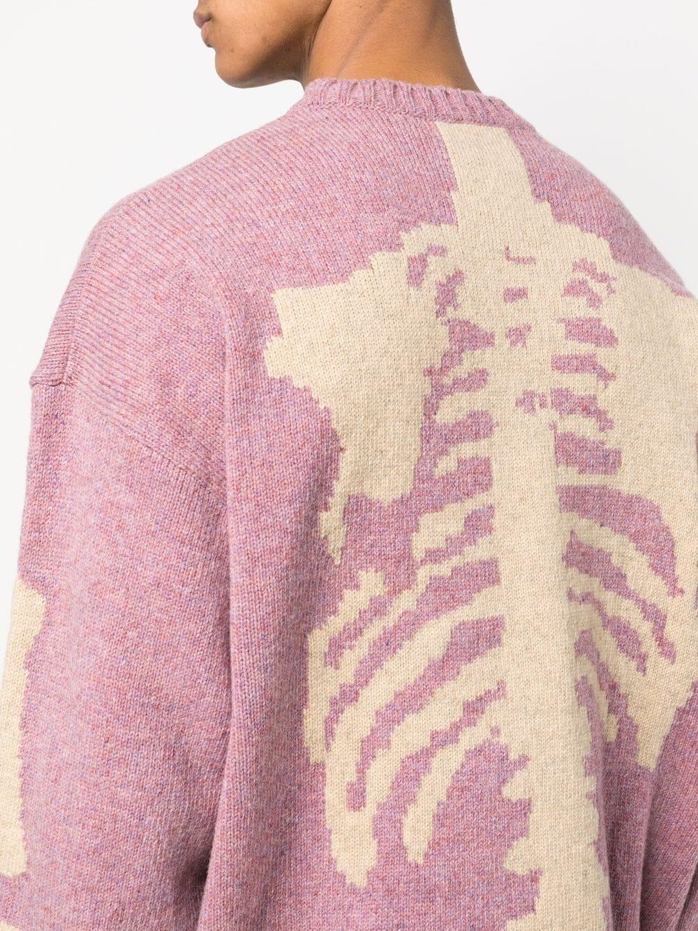Kapital Skeleton Crewneck (Pink)