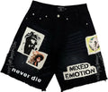 Mixed Emotions “Chaos” Carpenter Shorts (Black)