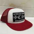 Chrome Hearts CH Trucker Hat (Red)
