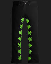 Lost Shdws Denim Jeans (Black/Green)