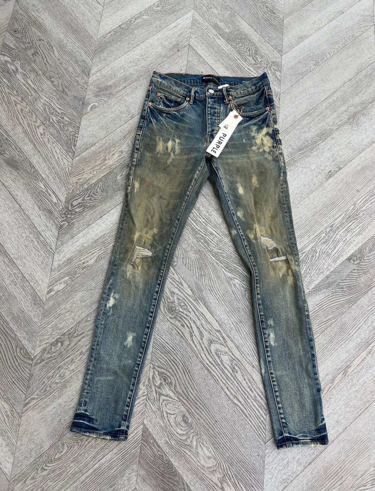 Purple Brand Jeans Blue “Oil Spill”