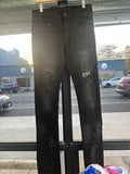 RtA Jeans black White logo