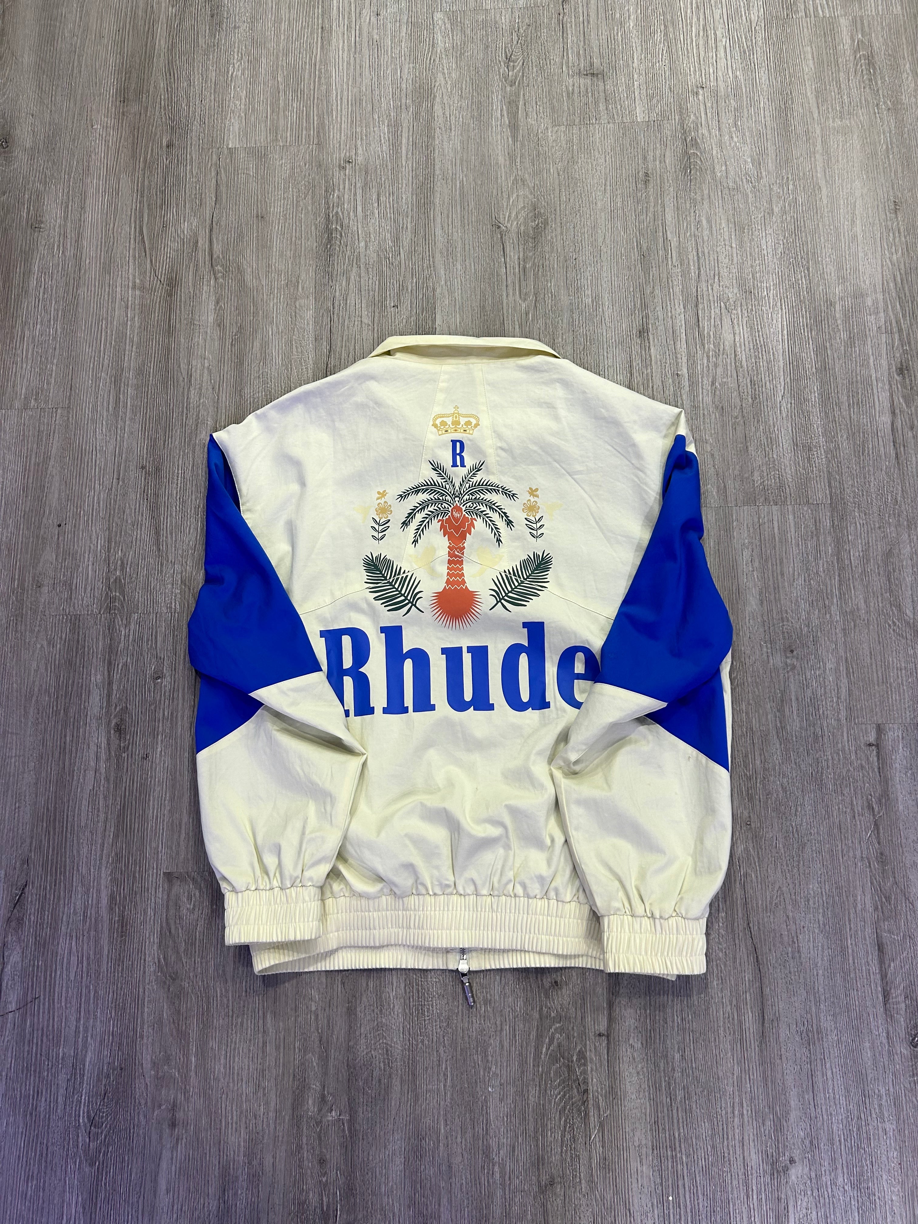 Rhude Tracksuit (Cream/Blue)
