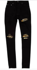 Amiri Mx1 jeans black aloha