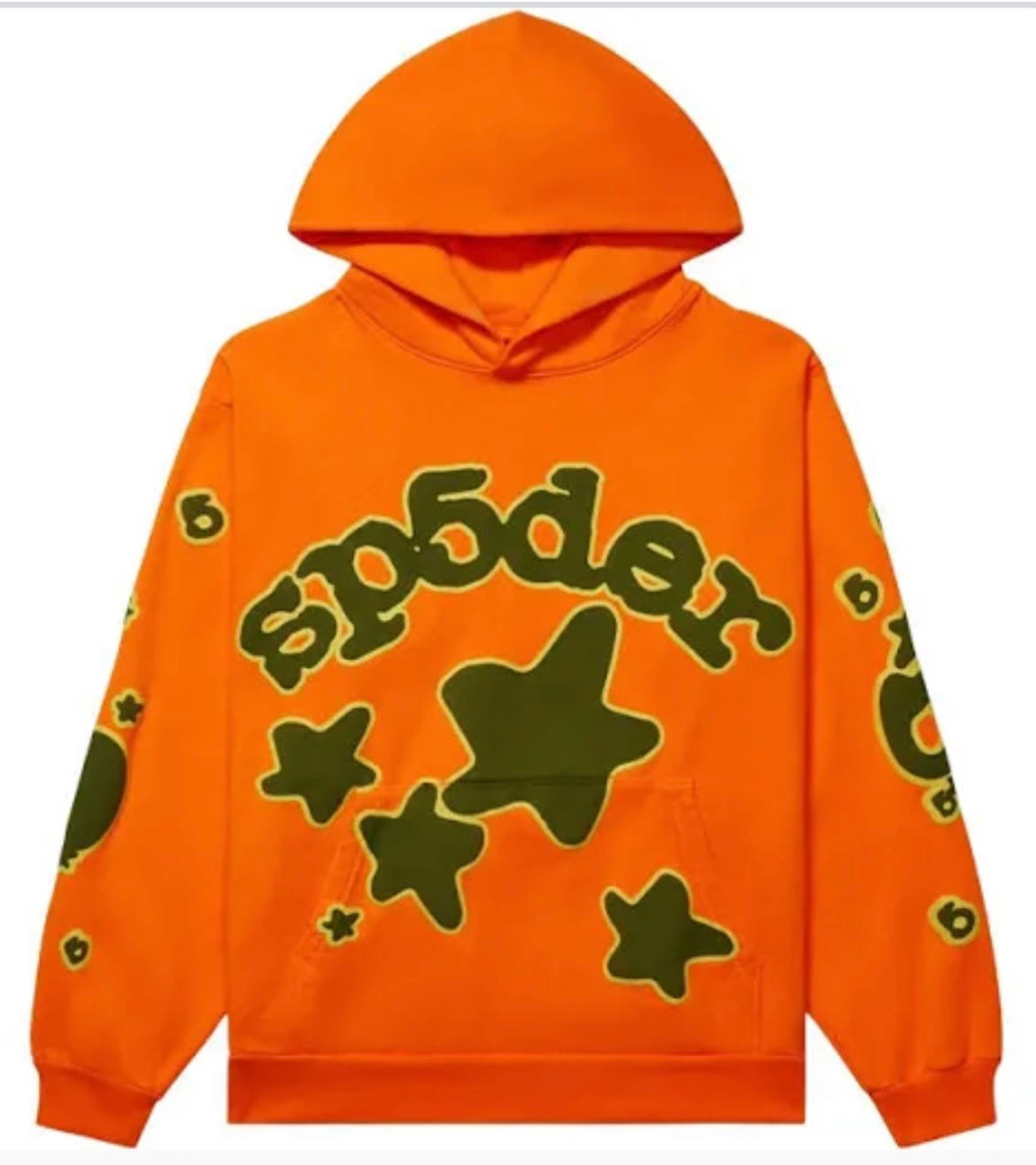 Spider beluga hoodie orange