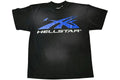 Hellstar Sport Logo Tee (Black/Blue/White)