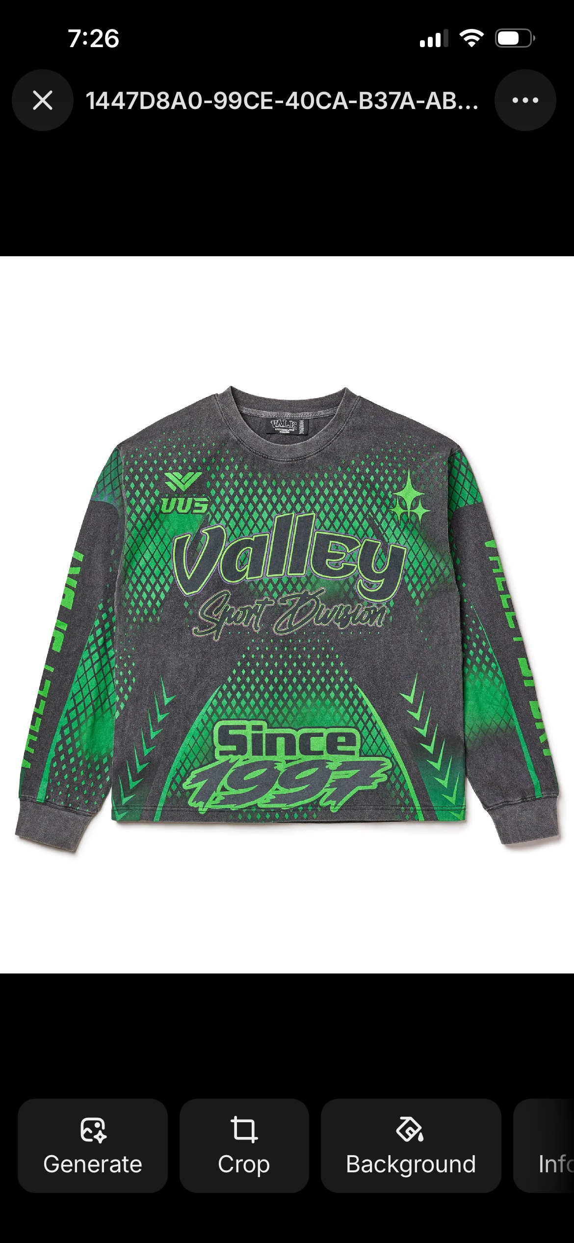 Vale thermograph longsleeve black/green