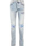 Amiri Mx1 jeans stone indigo tie dye