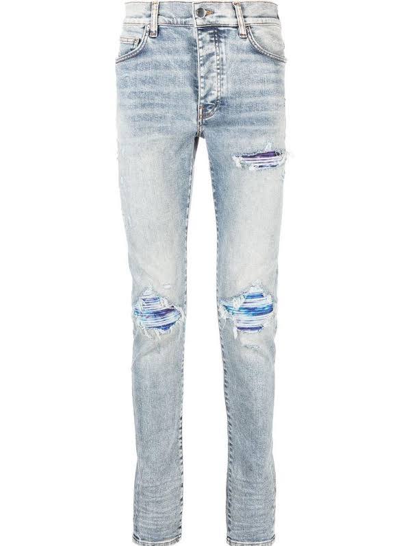 Amiri Mx1 jeans stone indigo tie dye