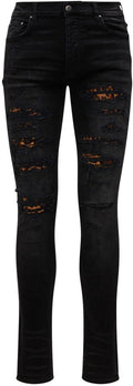 Amiri Thrasher jeans black/ leopard