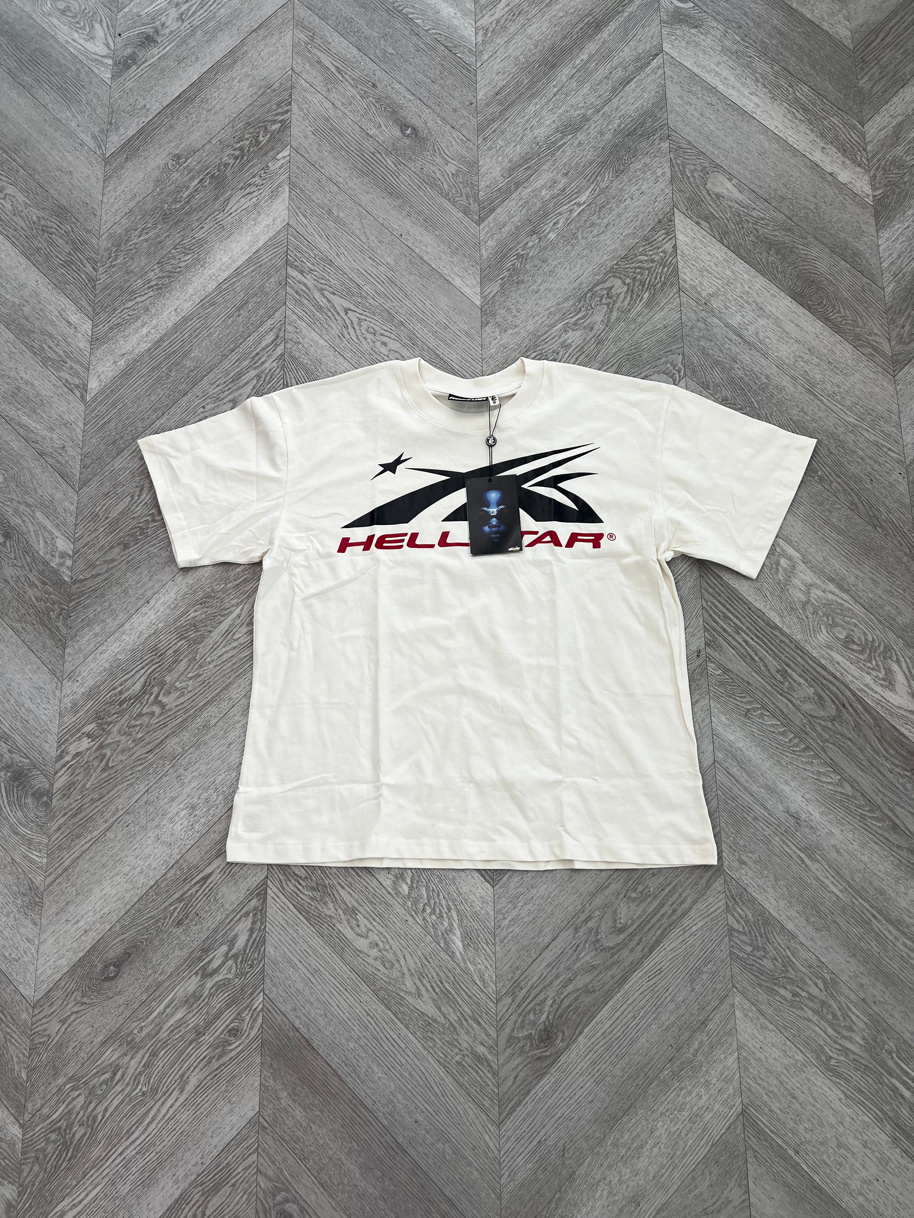Hellstar Sport Logo Tee (White/Black/red)