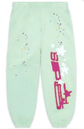 Spider sweatpants mint