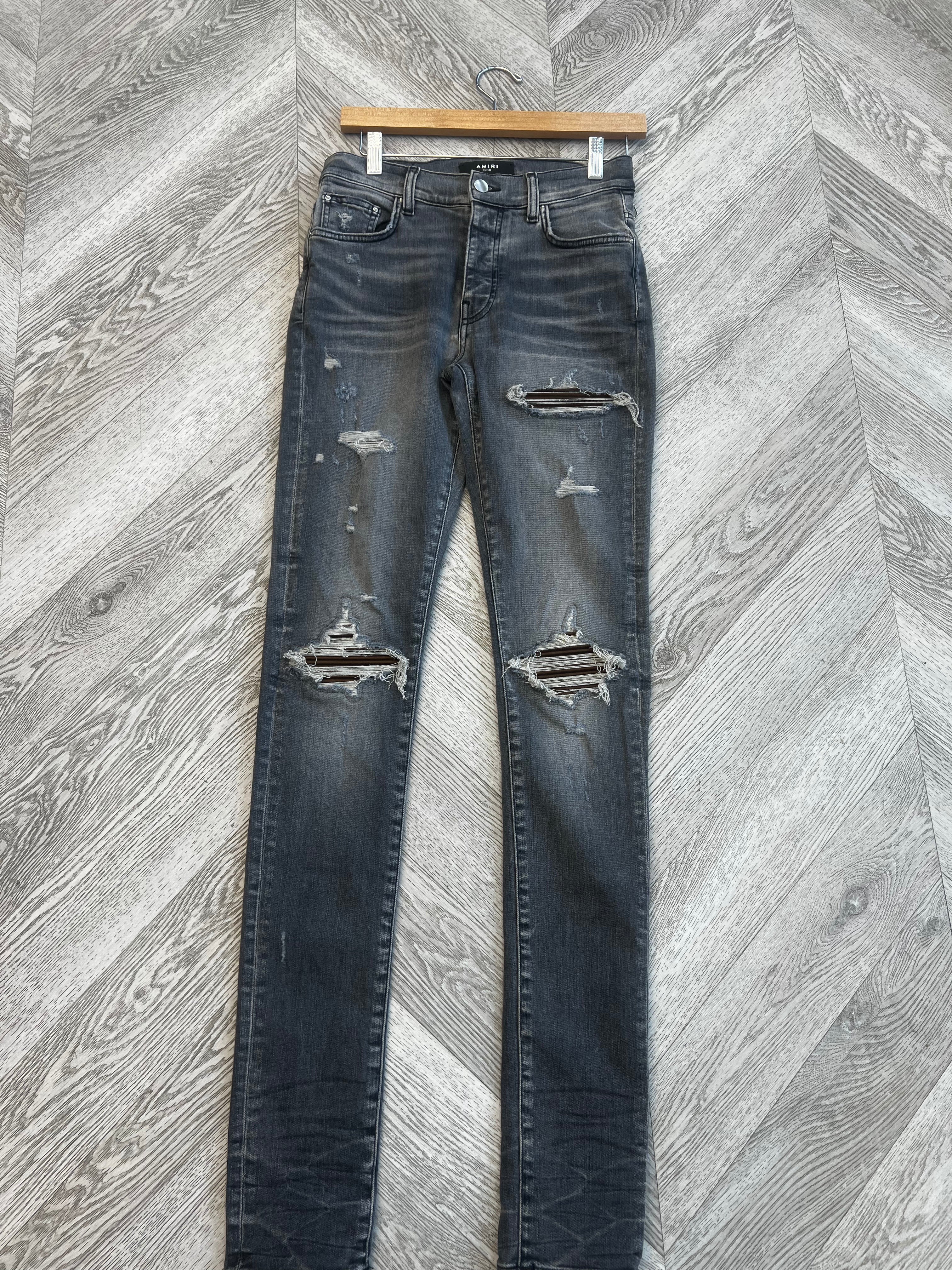 Amiri mx1 grey/ brown rips