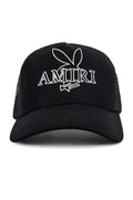 Amiri Playboy Trucker Hat (Black)