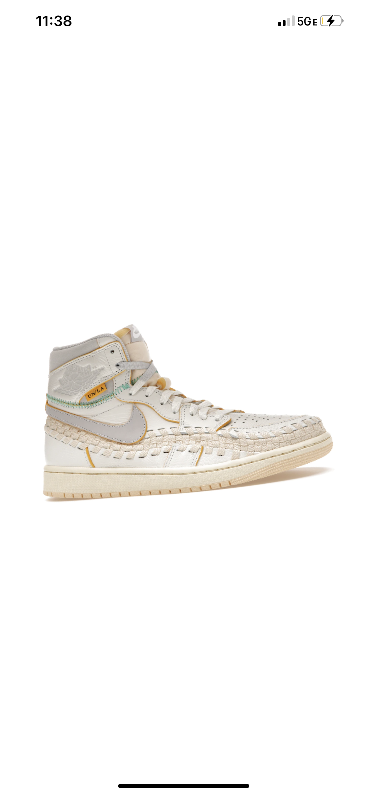 Jordan Retro 1 “Union” White