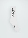 Amiri “Script” Socks (White)